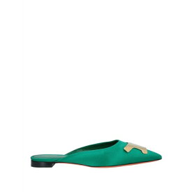 【送料無料】 サントーニ レディース サンダル シューズ Mules & Clogs Emerald green