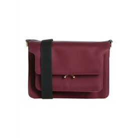 【送料無料】 マルニ レディース ハンドバッグ バッグ Cross-body bags Burgundy