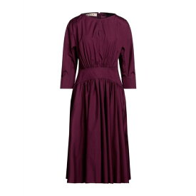 【送料無料】 マルニ レディース ワンピース トップス Midi dresses Deep purple