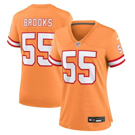 ナイキ レディース ユニフォーム トップス Derrick Brooks Tampa Bay Buccaneers Nike Women's Throwback Game Jersey Orange