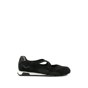 �A�b�V�� ���f�B�[�X �X�j�[�J�[ �V���[�Y Cross-over touch-strap sneakers Black
