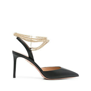 �A�N�A�Y�[�� ���f�B�[�X �p���v�X �V���[�Y Flash 95mm leather pumps Black