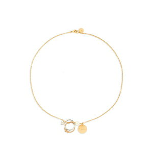 �}���j �����Y �l�b�N���X�E�`���[�J�[ �A�N�Z�T���[ Three-pendant necklace Gold