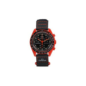 �X���b�` �����Y �r���v �A�N�Z�T���[ X omega mission on earth lava 42mm watch Black
