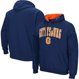 コロシアム メンズ パーカー・スウェットシャツ アウター Gettysburg Bullets Colosseum Arch & Logo 3.0 Pullover Hoodie Navy