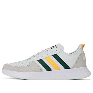 adidas AfB_X Y Xj[J[ yadidas Court 80s 'White Green Yellow' FV8540z TCY US_9(27.0cm)