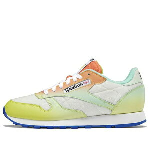 Reebok ���[�{�b�N �����Y �X�j�[�J�[ �yReebok Daniel Moon x Classic Leather 'Acid Yellow Bright Cobalt' GZ6903�z �T�C�Y US_7(25.0cm)