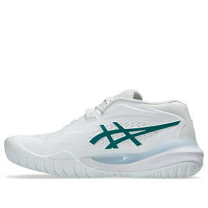 ASICS �A�V�b�N�X ���f�B�[�X �X�j�[�J�[ �y(WMNS) Asics GEL-Resolution X 'White Teal' 1042A279-103�z �T�C�Y US_W_11.5