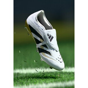 AfB_X Y T_ V[Y PREDATOR PRO FT FG - Football boots firm ground - footwear white/core black/gold metallic