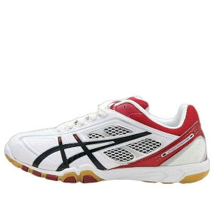ASICS �A�V�b�N�X �����Y �X�j�[�J�[ �yASICS Attack Excounter 327 'White Black Red' 1073A060-100�z �T�C�Y US_6(24.0cm)