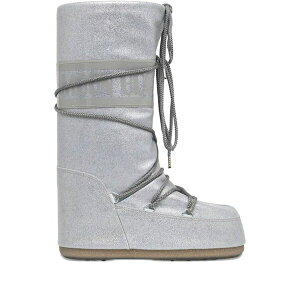 ���[���u�[�c ���f�B�[�X �u�[�c �V���[�Y Lace-up snow boots Silver