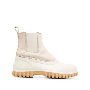 �f�B�G�� ���f�B�[�X �u�[�c �V���[�Y Leather-panel chunky boots Neutrals