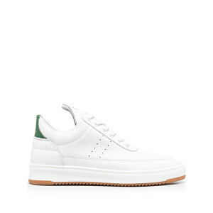 �t�B�����O�s�[�X �����Y �X�j�[�J�[ �V���[�Y Branded heel-counter sneakers White