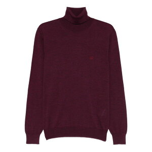 �G�g�� �����Y �j�b�g&�Z�[�^�[ �A�E�^�[ Roll-neck embroidered top Red