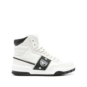 �V�A���t�F���[�j ���f�B�[�X �X�j�[�J�[ �V���[�Y Eyelike-embroidered leather sneakers Neutrals