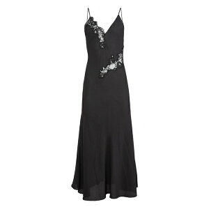 �t���[�f���}�[�� ���f�B�[�X �����s�[�X �g�b�v�X Juliet lace maxi dress Black