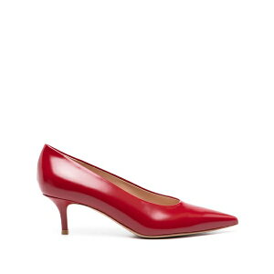 �W�������B�g ���b�V ���f�B�[�X �p���v�X �V���[�Y 55mm robbie leather pumps Red