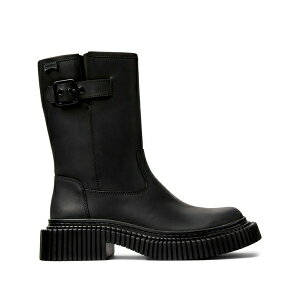 �J���y�[�� ���f�B�[�X �u�[�c �V���[�Y Pix berlin buckle-fastening leather boots Black