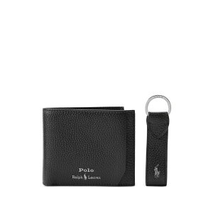 �����t���[���� �����Y ���z �A�N�Z�T���[ Pebble leather wallet Black