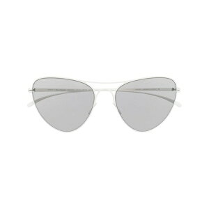 �}�C�L�[�^ ���f�B�[�X �T���O���X���A�C�E�F�A �A�N�Z�T���[ Cat-eye frame tinted sunglasses White