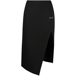 �I�t�z���C�g ���f�B�[�X �X�J�[�g �{�g���X Corporate high-waist midi skirt Black