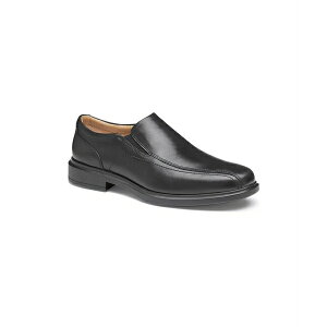 ジョンストンアンドマーフィー メンズ スリッポン・ローファー シューズ Men's Xc4 Stanton 2.0 Runoff Waterproof Leather Slip-On Loafers Black Full Grain Leather
