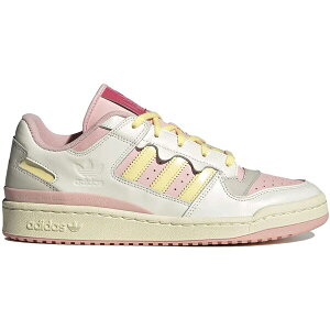 adidas �A�f�B�_�X �����Y �X�j�[�J�[ �yadidas Forum Low Treats For Your Feets Strawberry and Cream�z �T�C�Y US_7.5(25.5cm) White/Pink