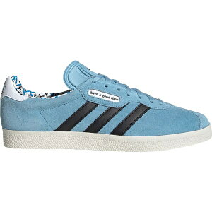 adidas �A�f�B�_�X �����Y �X�j�[�J�[ �yadidas Gazelle Super Have A Good Time�z �T�C�Y US_8.5(26.5cm) Clear Blue/Core Black/Chalk White