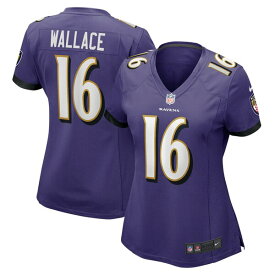 ナイキ レディース ユニフォーム トップス Tylan Wallace Baltimore Ravens Nike Women's Game Jersey Purple