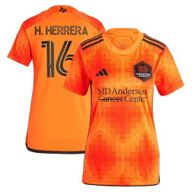 アディダス レディース ユニフォーム トップス H?ctor Herrera Houston Dynamo FC adidas Women's 2023 El Sol Replica Jersey Orange
