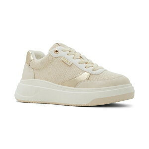 LV[ fB[X Xj[J[ V[Y Women's Carver Lace-Up Sneakers Cream