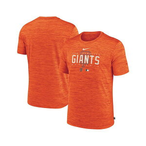 �i�C�L �����Y �V���c �g�b�v�X Men's Orange San Francisco Giants Authentic Collection Velocity Performance Practice T-shirt Orange