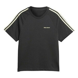 adidas アディダス メンズ スニーカー 【adidas x Wales Bonner Stripe T-Shirt Asia Sizing 'Black Beige' IM8402】 サイズ US_M_L