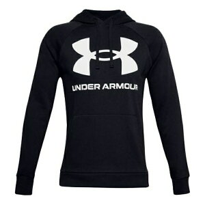 Under Armour アンダーアーマー メンズ スニーカー 【Under Armour Rival Fleece Big Logo Hoodie 'Black' 1357093-001】 サイズ US_M_XXL