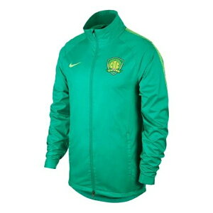 Nike iCL Y Xj[J[ yMen's Nike Logo Printing Solid Color Stand Collar Sports Training Jacket Green AR4519-324z TCY US_M_M