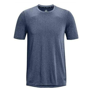 Under Armour A_[A[}[ Y Xj[J[ yUnder Armour Rush Seamless Short Sleeve T-shirt 'Academy' 1373724-408z TCY US_M_XL