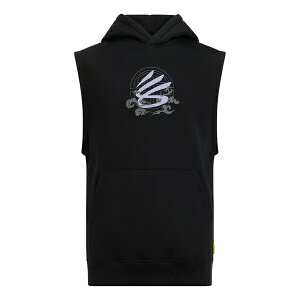 Under Armour A_[A[}[ Y Xj[J[ yUnder Armour Curry Tour Sleeveless Hoodie 'Black' 6001841-001z TCY US_M_2XL