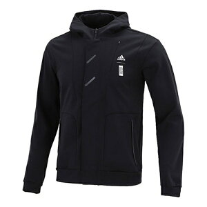 adidas AfB_X Y Xj[J[ yadidas Printing Logo Sports Hooded Jacket Black HE5116z TCY US_M_M