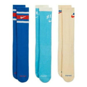 Nike ナイキ メンズ スニーカー 【Everyday Plus Cushion 3 Pack Crew Socks 'Blue beige' DX7665-904】 サイズ US_M_M