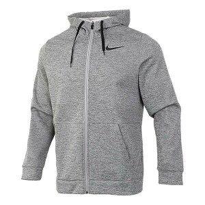 Nike iCL Y Xj[J[ yMen's Nike Therma Casual Sports Cardigan Training Fleece Lined Hooded Jacket Gray CU6232-063z TCY US_M_XXL