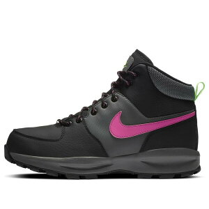 Nike �i�C�L �����Y �X�j�[�J�[ �yNike Manoa Leather SE 'Black Active Fuschia' CW7360-001�z �T�C�Y US_M_14