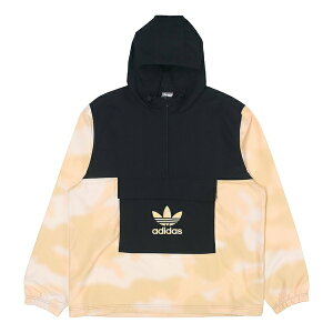 adidas AfB_X Y Xj[J[ yadidas originals Camo Windbreaker Sports Casual Camouflage Half-zip Jacket Men's Black/Brown GN1876z TCY US_M_XS