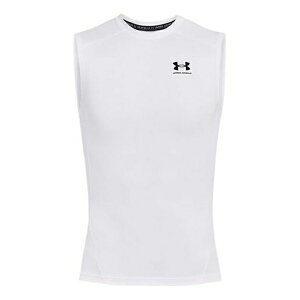 Under Armour A_[A[}[ Y Xj[J[ yUnder Armour HeatGear Sleeveless Shirt 'White' 1361522-100z TCY US_M_L