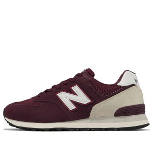 New Balance �j���[�o�����X �����Y �X�j�[�J�[ �yNew Balance 574 'Maroon White' U574AW2�z �T�C�Y US_8(26.0cm)