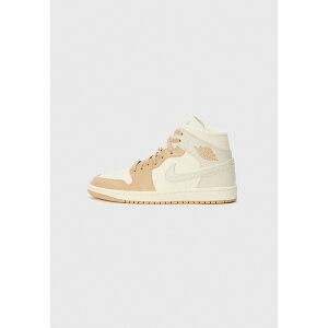 W[_ Y T_ V[Y AIR JORDAN 1 MID - High-top trainers - pale ivory