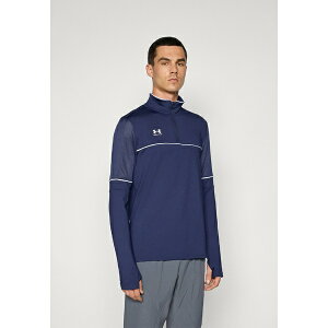 A_[A[}[ Y T_ V[Y CHALLENGER TRAINING - Long sleeved top - midnight navy/white