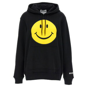 ���X�L�[�m ���f�B�[�X �p�[�J�[�E�X�E�F�b�g�V���c �A�E�^�[ 'smiley' Hoodie FANTASIA NERO