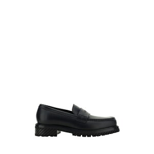 ItzCg Y Xb|E[t@[ V[Y Military Leather Loafers Black Black
