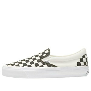 Vans �o���Y �����Y �X�j�[�J�[ �yVans Classic Slip-On 98 LX Checkerboard 'Grape Leaf Green' VN000D5AKCZ�z �T�C�Y US_7.5(25.5cm)