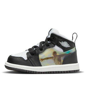 Jordan �W���[�_�� �����Y �X�j�[�J�[ �yAir Jordan 1 Mid Hologram 'Black White' DR9494-001�z �T�C�Y US_6(24.0cm)